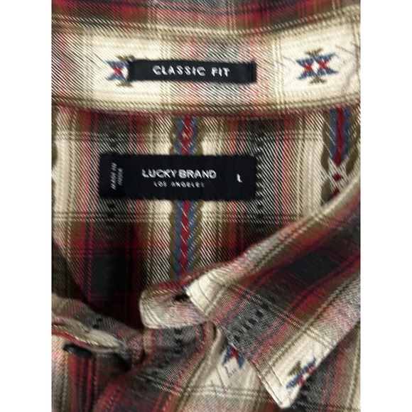 Lucky Brand Pearl Snap Western Style Cowgirl Women's Size Large - Picture 4 of 7